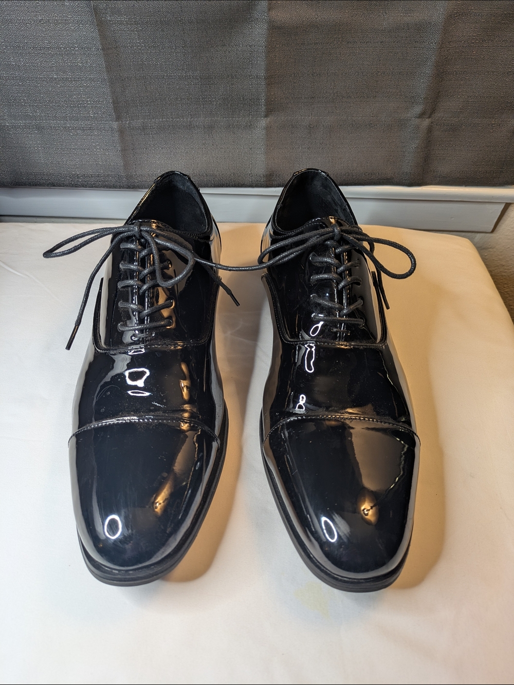 Stacy Adams Black Patent Leather Dress Oxfords